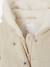Manteau bébé en drap de laine irisé avec doublure en fausse fourrure beige chiné 4 - vertbaudet enfant 