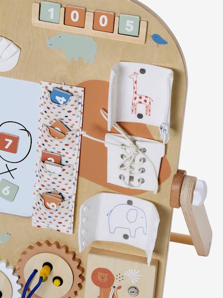 Planche d'apprentissage multi activités en bois FSC® bois 12 - vertbaudet enfant 