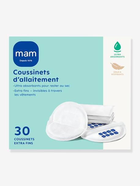 Coussinets allaitement bébé x30 blanc 4 - vertbaudet enfant 