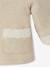 Manteau bébé en drap de laine irisé avec doublure en fausse fourrure beige chiné 5 - vertbaudet enfant 