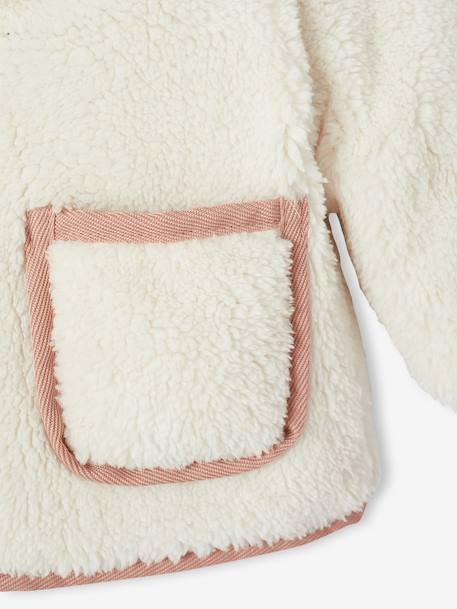 Doudoune bébé réversible vieux rose 8 - vertbaudet enfant 