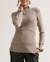 Pull de grossesse et allaitement dorothée Ivoire+Taupe 8 - vertbaudet enfant 