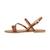 Sandales en cuir  à brides Noir+Or+Tan 10 - vertbaudet enfant 