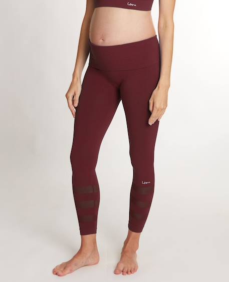 Legging de sport et de grossesse woma Bleu electrique+Noir+Prune 11 - vertbaudet enfant 