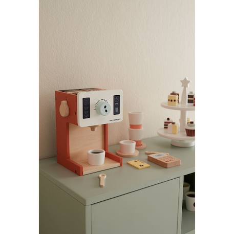 Gâteaux en bois bistro (9 pièces) Rose, marron, beige 3 - vertbaudet enfant 