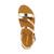 Sandales en cuir  à brides Noir+Or+Tan 8 - vertbaudet enfant 