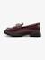 Mocassins à franges Noir+Rouge 8 - vertbaudet enfant 