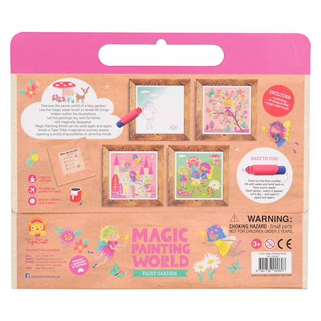 Peinture magique réutilisable jardin des fées Jardin des fées, rose 5 - vertbaudet enfant 