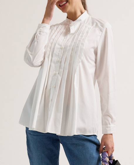 Chemise de grossesse et allaitement ika - blanc Blanc 3 - vertbaudet enfant 