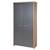 Armoire 2 portes battantes anna Anthracite - chêne kent 1 - vertbaudet enfant 
