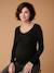 T-shirt grossesse irisé noir 1 - vertbaudet enfant 