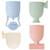 Set de jouets de bain pour and play (4 pièces) Bleu, vert, rose 1 - vertbaudet enfant 