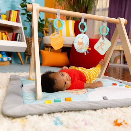 Tapis d'éveil Gris, bleu, blanc 2 - vertbaudet enfant 