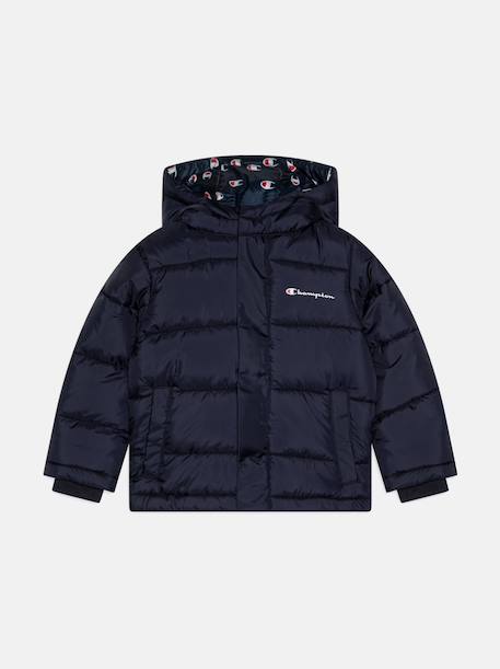 Blouson à capuche Bleu foncé 1 - vertbaudet enfant 