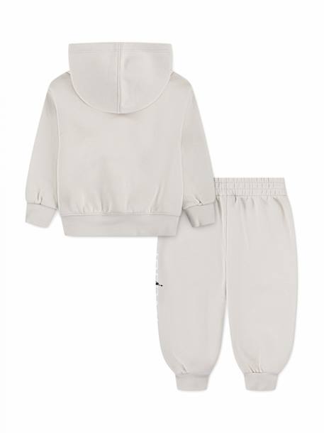 Ensemble deux pièces pour enfant sweat à capuche et pantalon confortable Light orewood+Noir 2 - vertbaudet enfant 