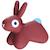 Ballon sauteur hoppi lapin bleu Beige, blanc+Bleu+Bordeaux 10 - vertbaudet enfant 
