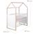Lit bébé 2en1 cododo et lit indépendant cabane Blanc - chêne 4 - vertbaudet enfant 