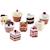 Gâteaux en bois bistro (9 pièces) Rose, marron, beige 1 - vertbaudet enfant 