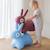 Ballon sauteur hoppi lapin bleu Bleu 4 - vertbaudet enfant 