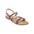 Sandales en cuir  à brides Noir+Or+Tan 11 - vertbaudet enfant 