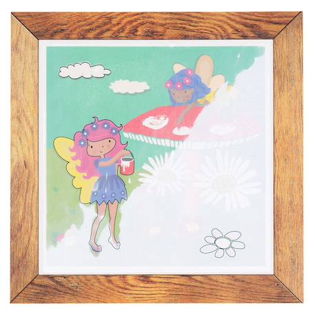 Peinture magique réutilisable jardin des fées Jardin des fées, rose 3 - vertbaudet enfant 