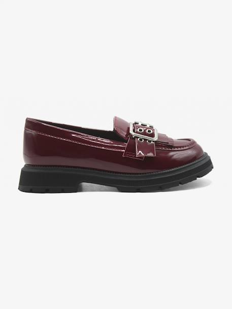 Mocassins à franges Noir+Rouge 5 - vertbaudet enfant 