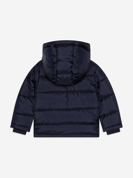 Blouson à capuche Bleu foncé 2 - vertbaudet enfant 