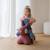 Ballon sauteur hoppi lapin bleu Beige, blanc+Bleu+Bordeaux 15 - vertbaudet enfant 