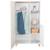 Armoire 2 portes battantes 2 niches leon Blanc - chêne othello 3 - vertbaudet enfant 