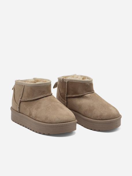 Bottine basses Camel+Marron 73+Noir 7 - vertbaudet enfant 