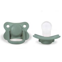 Puériculture-Lot de 2 sucettes anatomique en silicone