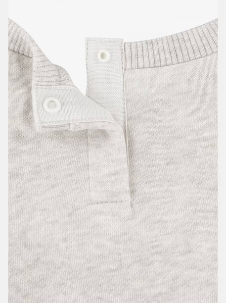 Ensemble deux pièces pour bébé sweat à col rond et pantalon confortable Beige+Bleu clair+Gris+Hemp+Vert 3 - vertbaudet enfant 