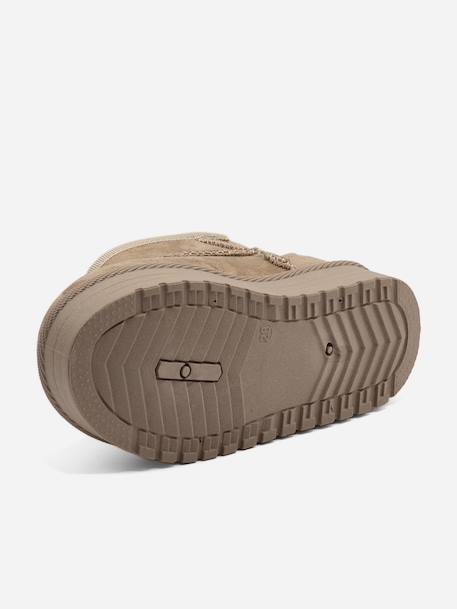 Bottine basses Camel+Marron 73+Noir 10 - vertbaudet enfant 