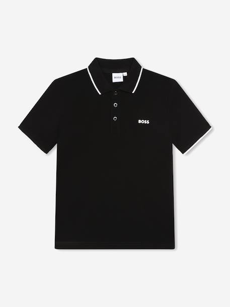 Polo manches courtes Noir 1 - vertbaudet enfant 