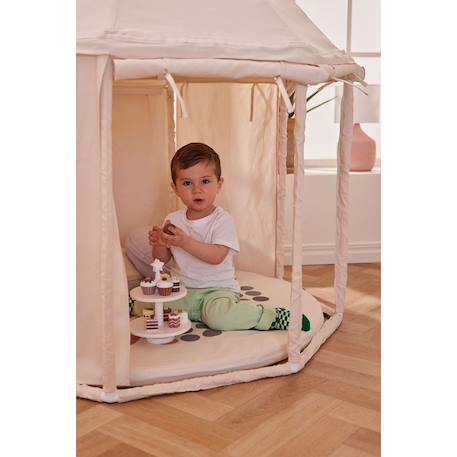 Gâteaux en bois bistro (9 pièces) Rose, marron, beige 6 - vertbaudet enfant 