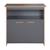 Commode à langer 2 portes 1 niche ANNA Anthracite - chêne kent 3 - vertbaudet enfant 