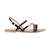 Sandales en cuir  à brides Noir+Or+Tan 1 - vertbaudet enfant 