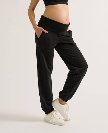 Jogger de maternité woma Noir+Prune 4 - vertbaudet enfant 