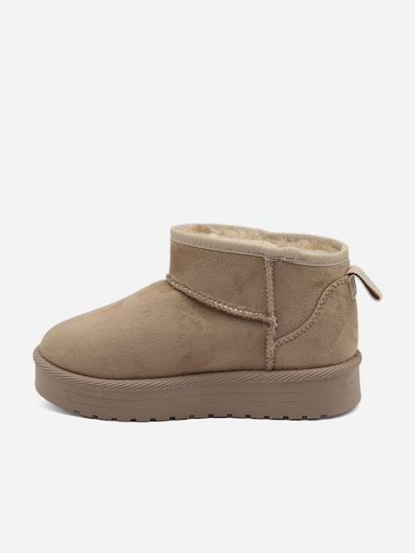 Bottine basses Camel+Marron 73+Noir 9 - vertbaudet enfant 