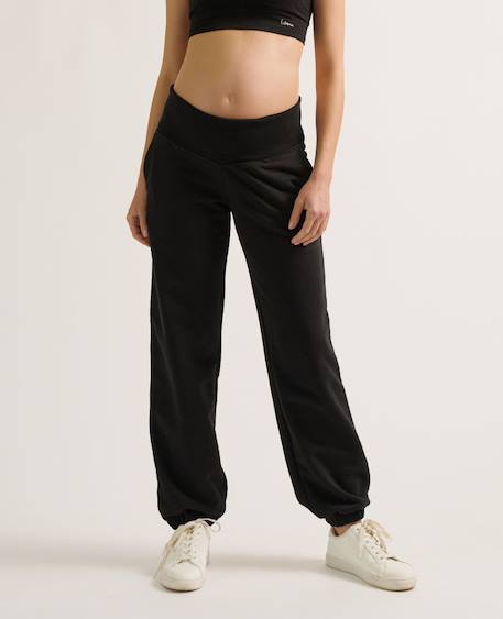 Jogger de maternité woma Noir+Prune 2 - vertbaudet enfant 