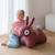 Ballon sauteur hoppi lapin bleu Beige, blanc+Bleu+Bordeaux 14 - vertbaudet enfant 