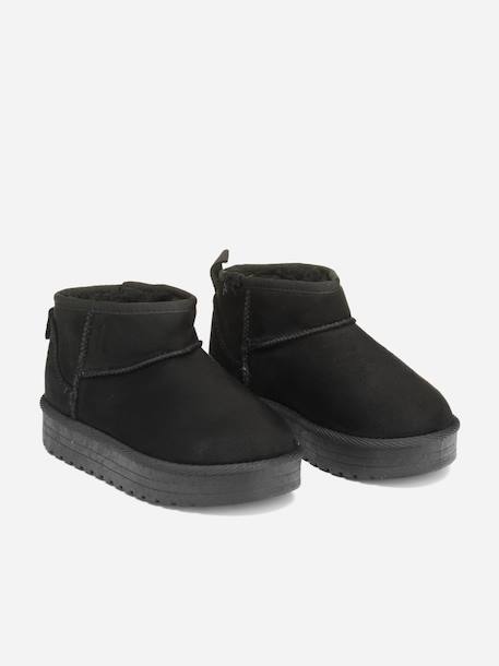 Bottine basses Camel+Marron 73+Noir 12 - vertbaudet enfant 