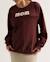 Sweat de grossesse et allaitement mom Ivoire+Prune 10 - vertbaudet enfant 