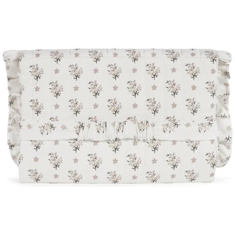 Tapis à langer botton fleurs Beige 2 - vertbaudet enfant 