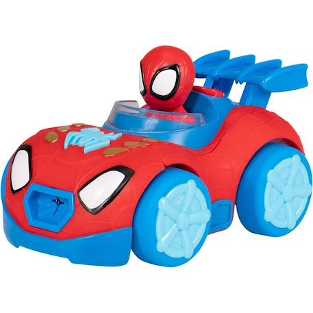 Véhicule Spidey et ses incroyables amis Marvel - spiderman mech web crawler Rouge et bleu 3 - vertbaudet enfant 