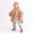 Poncho de voyage - teddy douillet Ficelle+Kaki+Muffin+Natural+Ocre 18 - vertbaudet enfant 