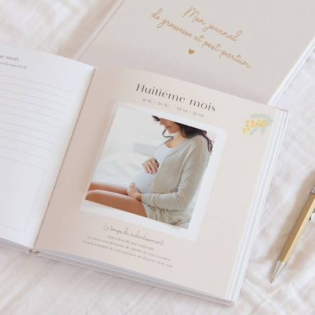 Journal de grossesse et post-partum Beige 2 - vertbaudet enfant 