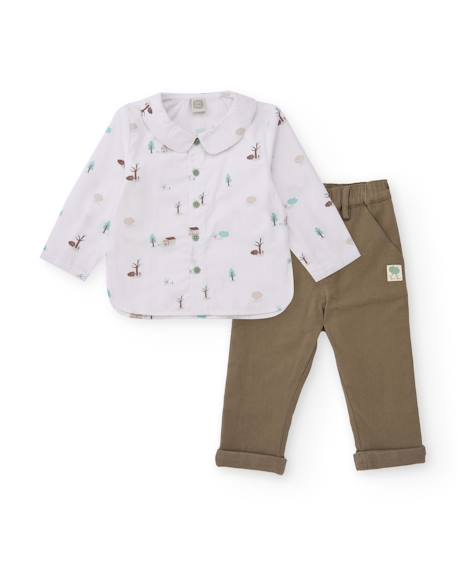 Tuc Tuc Filles Combinaison Courte Happy Message - Short Rayé Coloré Avec Cordon