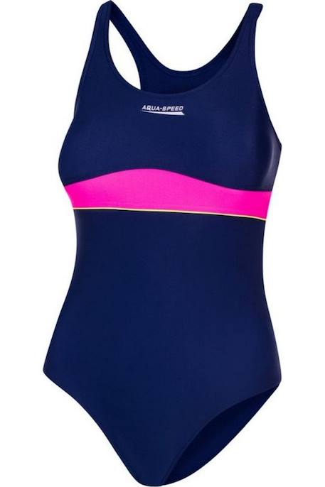 Maillot de bain 1 pièce  emily Bleu marine / bleu+Bleu marine / rose+Violet clair / rose 5 - vertbaudet enfant 