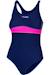 Maillot de bain 1 pièce  emily Bleu marine / bleu+Bleu marine / rose+Violet clair / rose 5 - vertbaudet enfant 